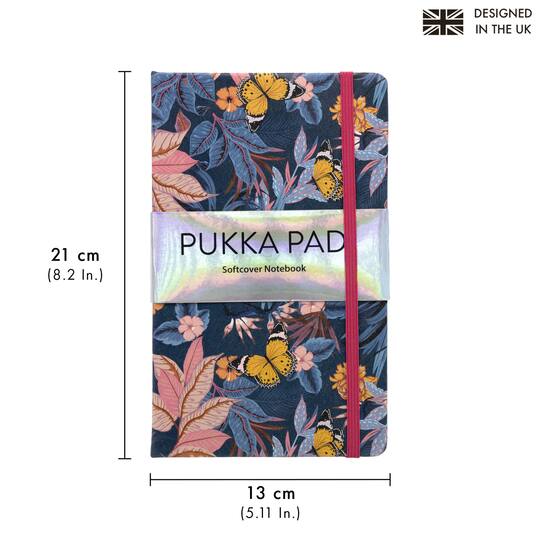 Pukka Pads Bloom Softcover Notebooks with Pocket, 3ct.